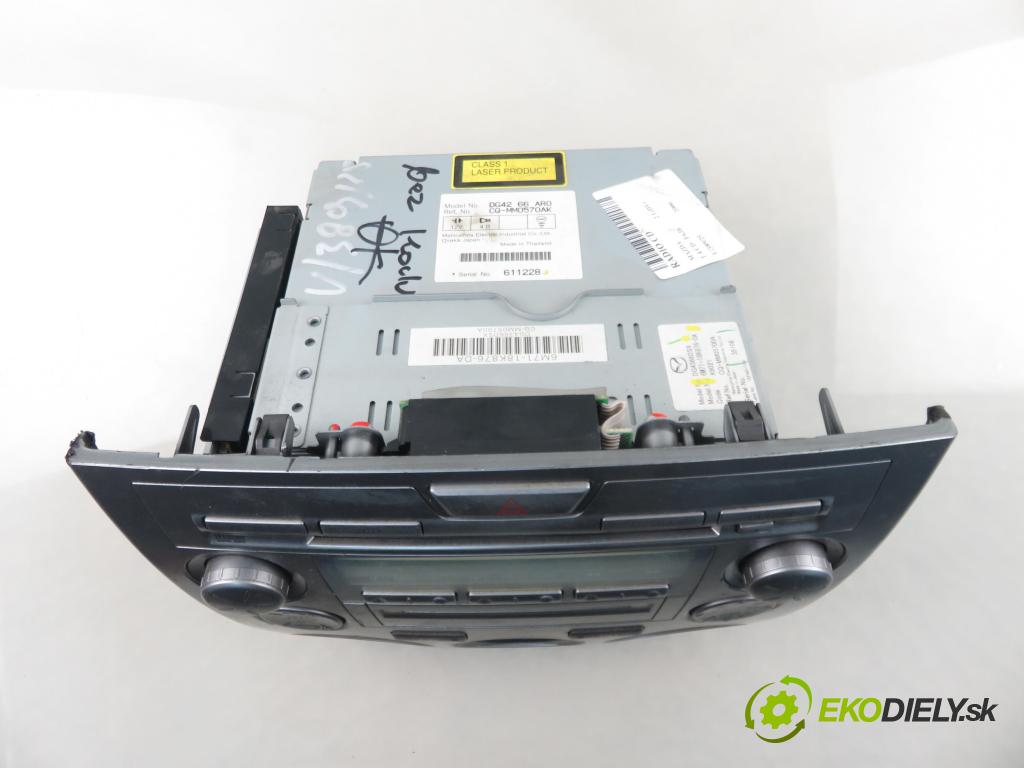MAZDA 2 (DY) HB 2006 50,00 1.4 CD - F6JB 1399,00 RADIO CD 6M7118K876DA