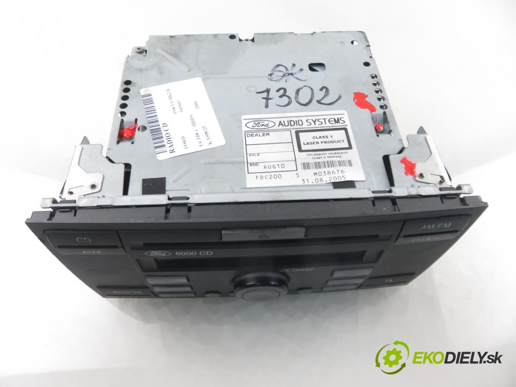 FORD FOCUS II Turnier (DA_, FFS, DS) KOMBI 2006 66,00 1.6 TDCI 90 1560,00 RADIO CD 5M5T18C815FA