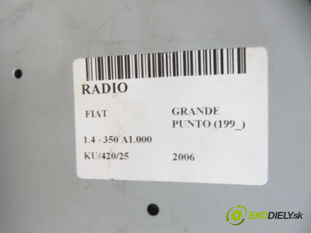 FIAT GRANDE PUNTO (199_) HB 2006 57,00 1.4 - 350 A1.000 1368,00 RADIO 7646328316