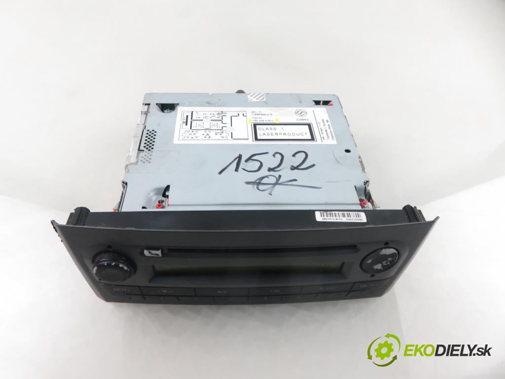 FIAT GRANDE PUNTO (199_) HB 2006 57,00 1.4 - 350 A1.000 1368,00 RADIO 7646328316