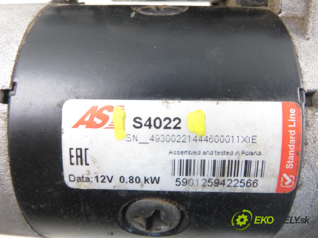 FIAT PANDA (169_) HB 2005 40,00 1.1 54 - 187 A1.000 1108,00 Štartér S4022 (Štartér)