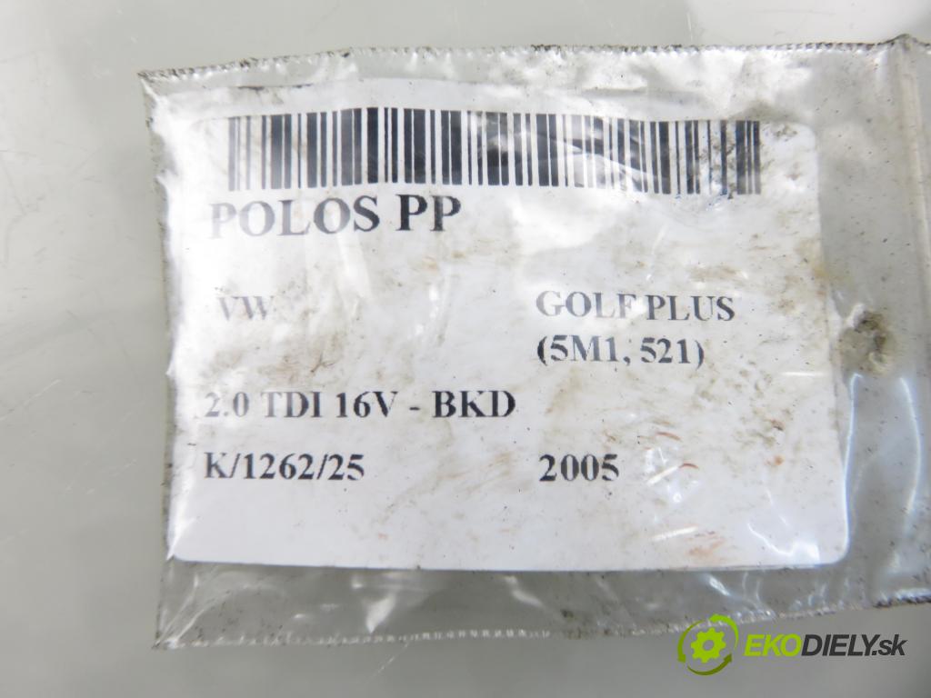 VW GOLF PLUS (5M1, 521) MINIVAN 2005 103,00 2.0 TDI 16V - BKD 1968,00 poloos PP 