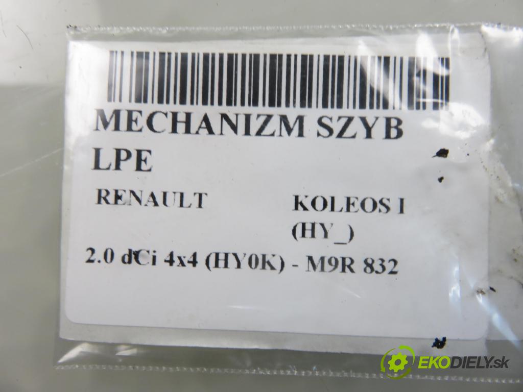 RENAULT KOLEOS I (HY_) SUV 2008 110,00 2.0 dCi 4x4 150 - M9R 832 1995,00 mechanismus oken 80751JY40A