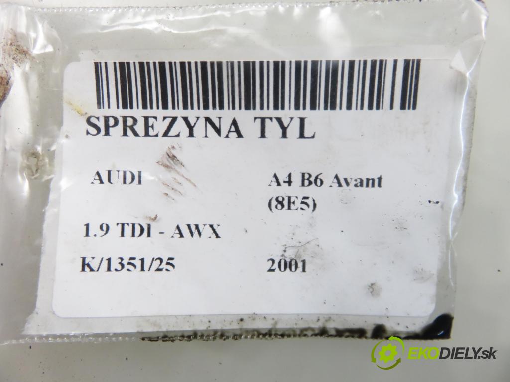 AUDI A4 Avant (8E5, B6) KOMBI 2001 96,00 1.9 TDI - AWX 1896,00 Pružina ZADNÍ: 