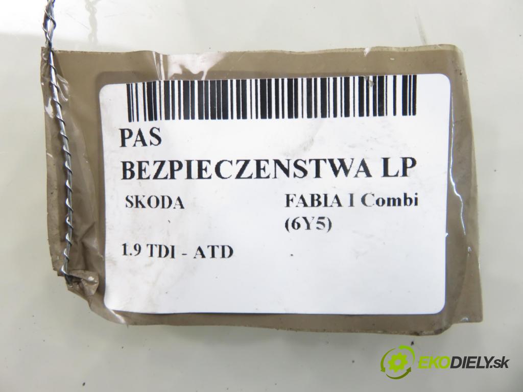 SKODA FABIA I Combi (6Y5) KOMBI 2002 74,00 1.9 TDI - ATD 1896,00 držák BEZPEČNOST LP 6Y0857701A ; 33009800