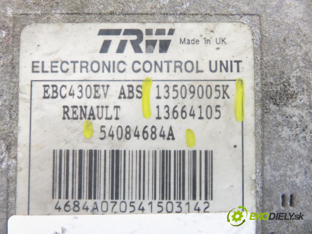 RENAULT TRAFIC II Skrzynia (FL) FURGON 2005 74,00 1.9 dCi - F9Q 760 1870,00 Pumpa ABS 13509005K ; 13664105 ; 54084684A (Pumpa ABS)