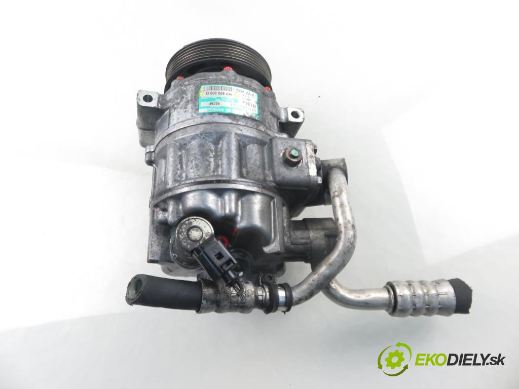 VW GOLF V (1K1) HB 2005 103,00 2.0 TDI 16V - BKD 1968,00 KOMPRESOR: klimatizácie 1K0820803Q (Kompresor klimatizácie)