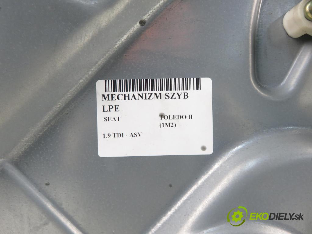 SEAT TOLEDO II (1M2) SEDAN 2000 81,00 1.9 TDI - ASV 1896,00 mechanismus oken 1J0959801F