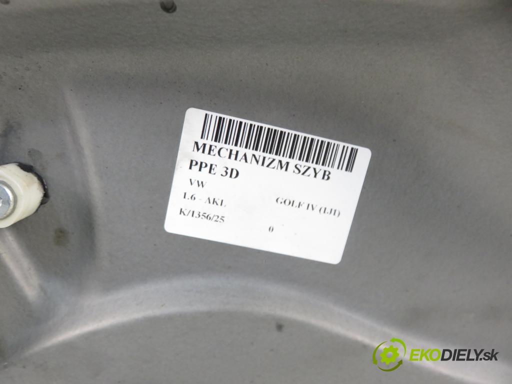 VW GOLF IV (1J1) HB 1999 74,00 1.6 - AKL 1595,00 mechanismus oken PPE 3D 1J4837462H