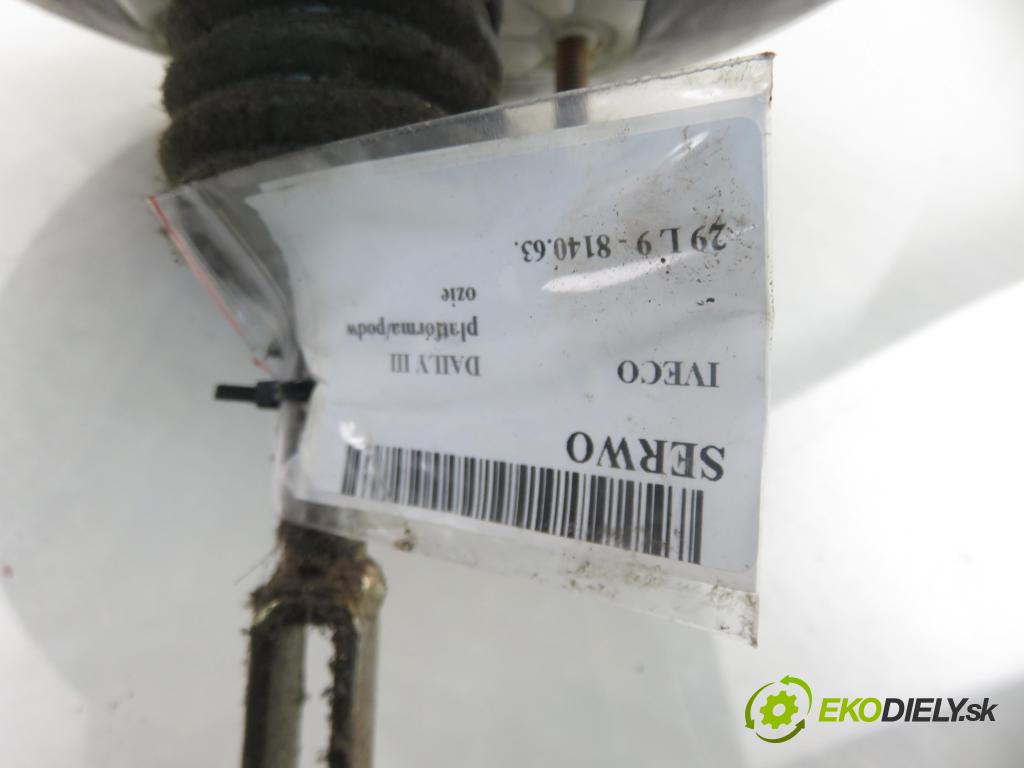 IVECO DAILY III platforma/podwozie KABINA/PLATFORMA 2000 62,00 29 L 9 - 8140.63. 2798,00 posilovač 500373265 ; 99487840 (Servočerpadlo)