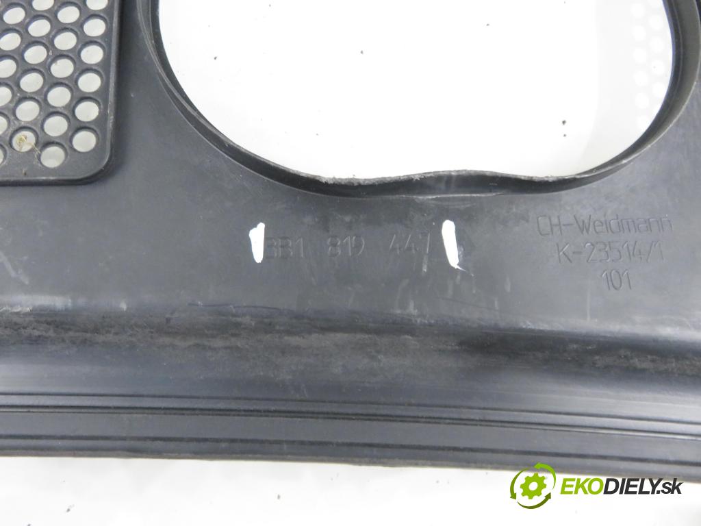 VW PASSAT B5.5 (3B3) SEDAN 2000 96,00 1.9 TDI PD 130 - AVF 1896,00 Torpédo, plast pod čelné okno 3B1819447 (Torpédo (plast pod čelným sklom))