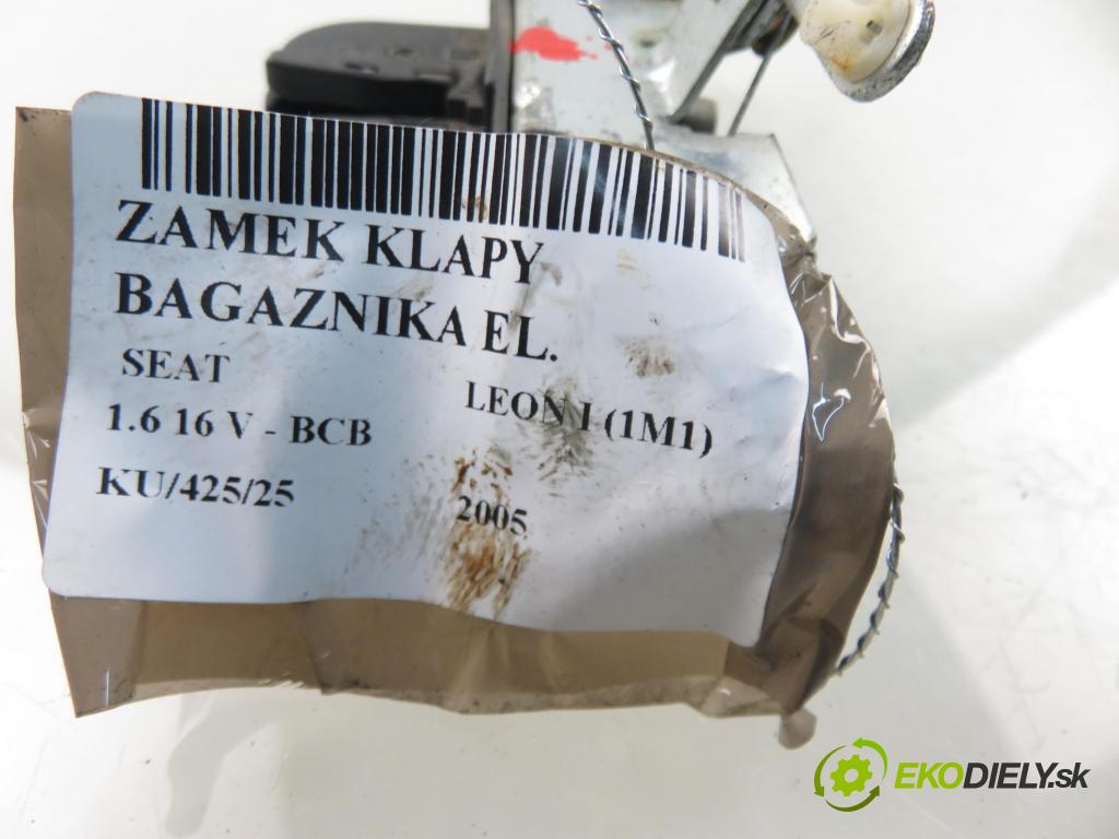 SEAT LEON (1M1) HB 2005 77,00 1.6 16 V - BCB 1598,00 zámok dveří kufr EL. 6L6827505A