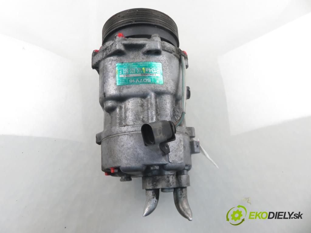 VW GOLF IV (1J1) HB 1999 74,00 1.6 - AKL 1595,00 KOMPRESOR: klimatizácie 1J0820803F (Kompresor klimatizácie)