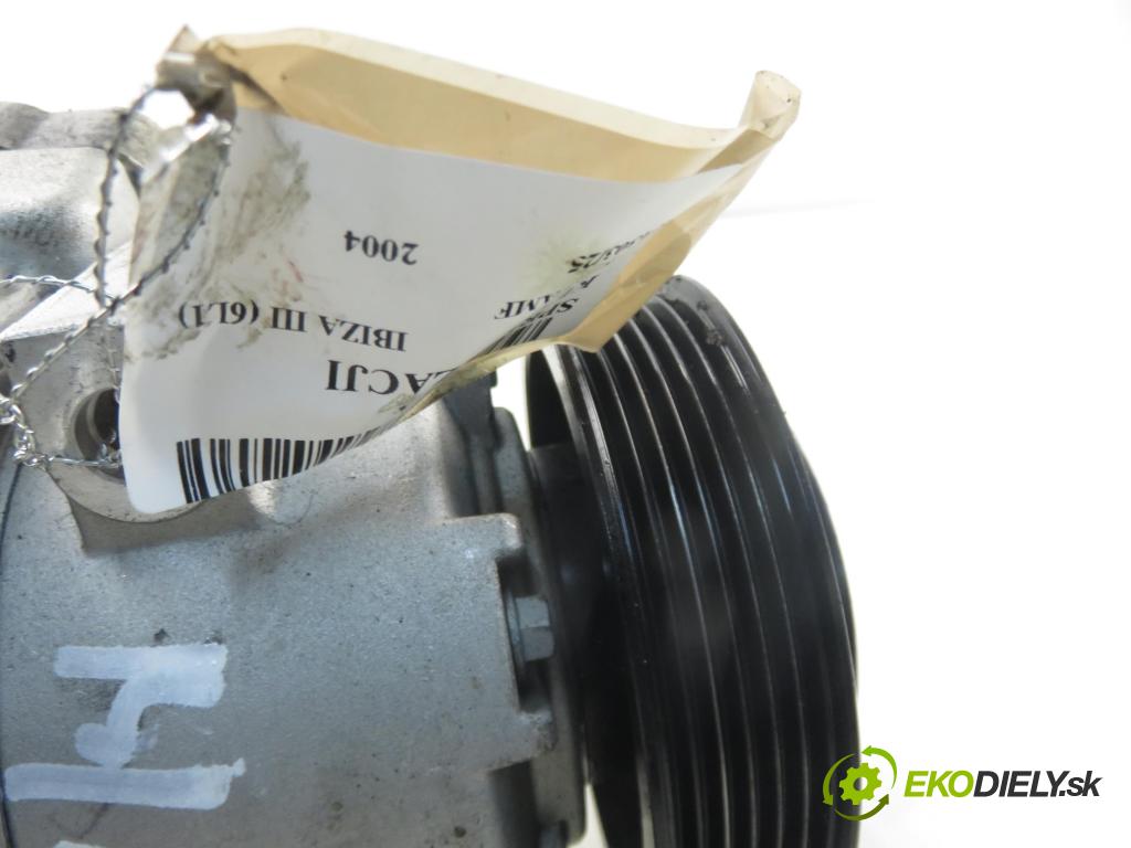 SEAT IBIZA III (6L1) HB 2004 55,00 1.4 TDI 75 - AMF 1422,00 KOMPRESOR: klimatizácie 72440459 (Kompresor klimatizácie)