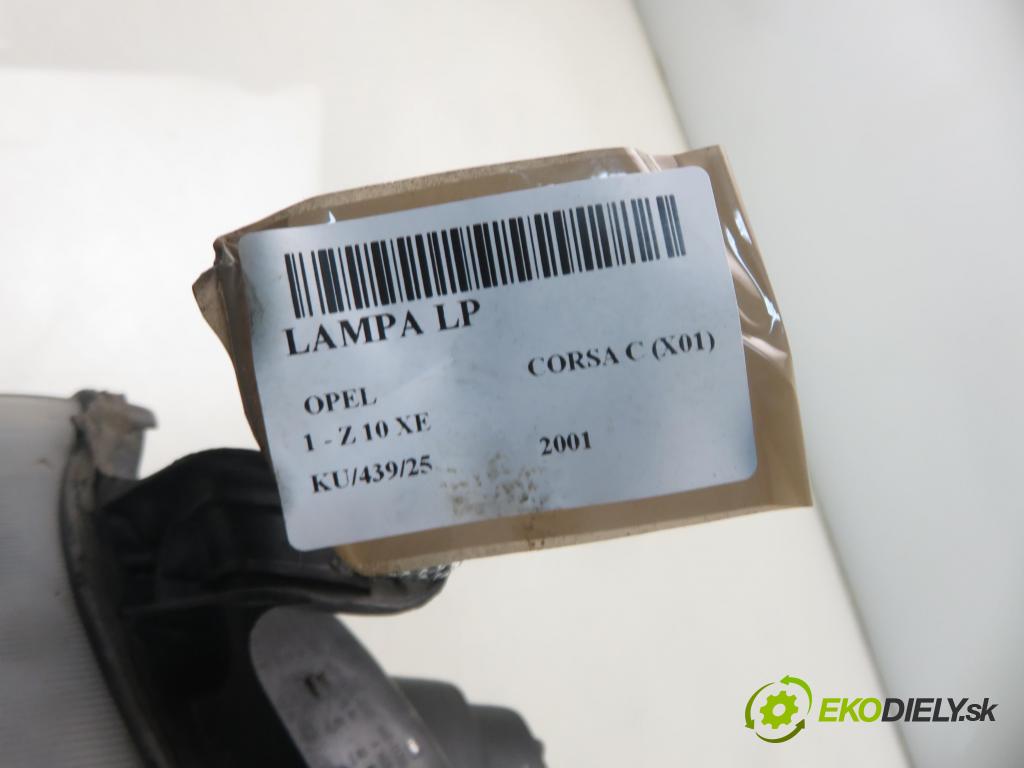OPEL CORSA C (X01) HB 2001 43,00 1.0 12V 58 - Z 10 XE 973,00 světlo LP