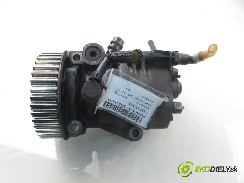 RENAULT SCENIC II (JM0/1_) MINIVAN 2004 60,00 1.5 dCi (JM0F) - K9K 722 1461,00 pumpa vysokého TLAK: R9042A040A ; 8200379376 ; 8200057225