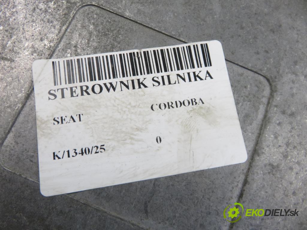 SEAT CORDOBA (6L2) SEDAN 2003 55,00 1.4 16V - BBY 1390,00 řídící jednotka motora 036906034AH ; IAW4MVAH ; 6160067908