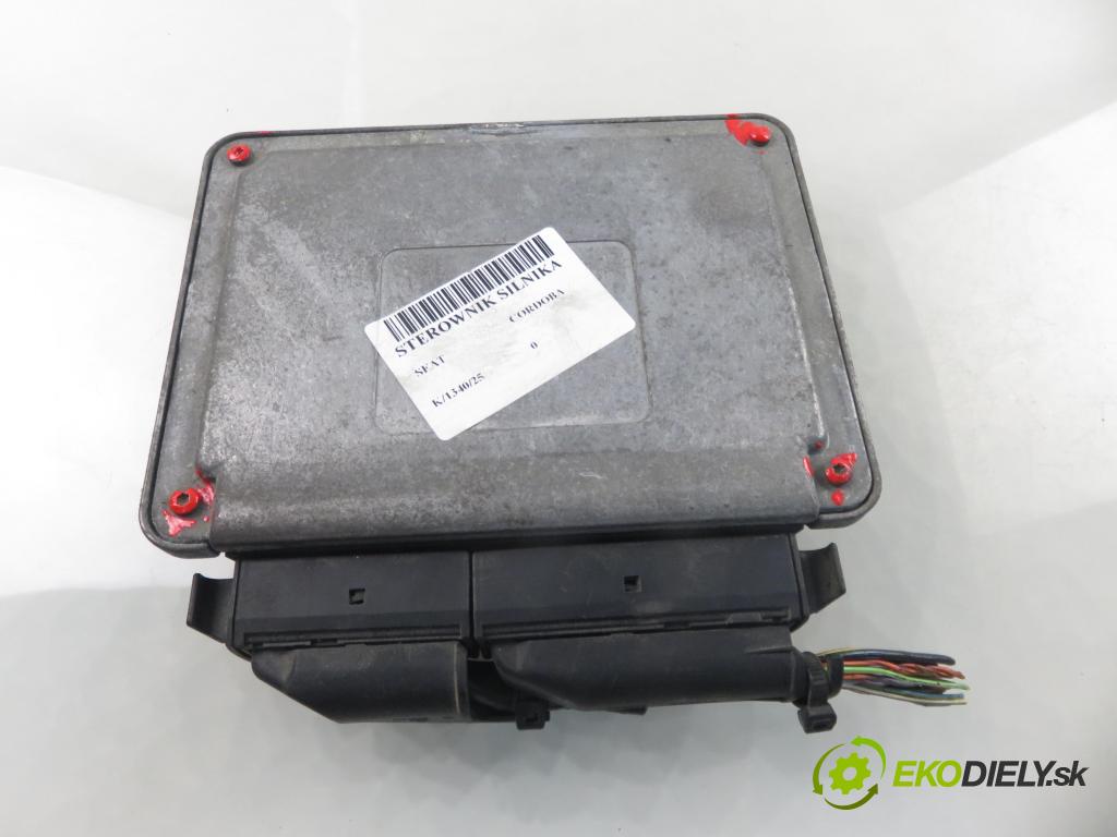 SEAT CORDOBA (6L2) SEDAN 2003 55,00 1.4 16V - BBY 1390,00 řídící jednotka motora 036906034AH ; IAW4MVAH ; 6160067908