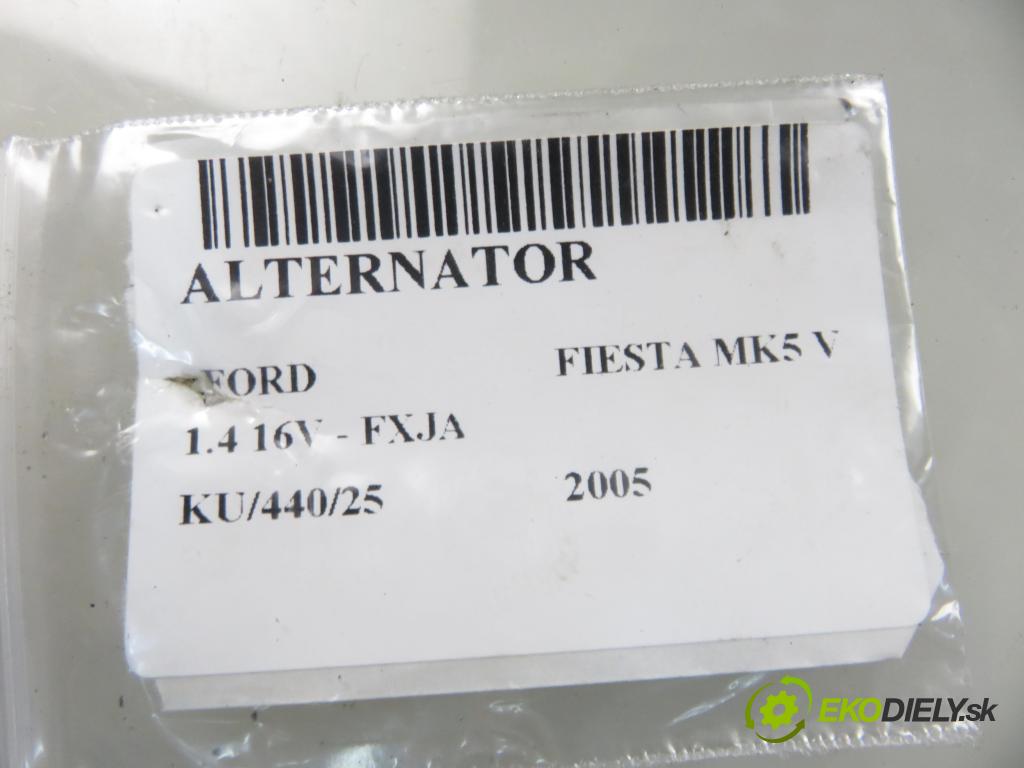 FORD FIESTA V (JH_, JD_) HB 2005 59,00 1.4 16V - FXJA 1388,00 Alternátor 2S6T10300CB ; A005TA7692 (Alternátor)