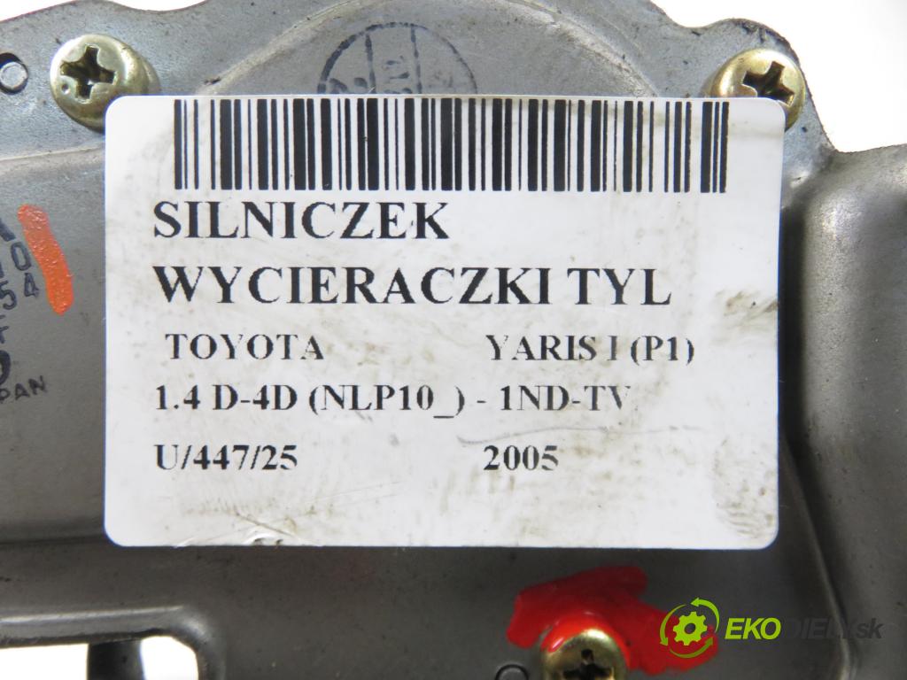 TOYOTA YARIS (_P1_) HB 2005 55,00 1.4 D-4D (NLP10_) - 1ND-TV 1364,00 motorek stěrače ZADNÍ: 8513052010 ; 1592004054