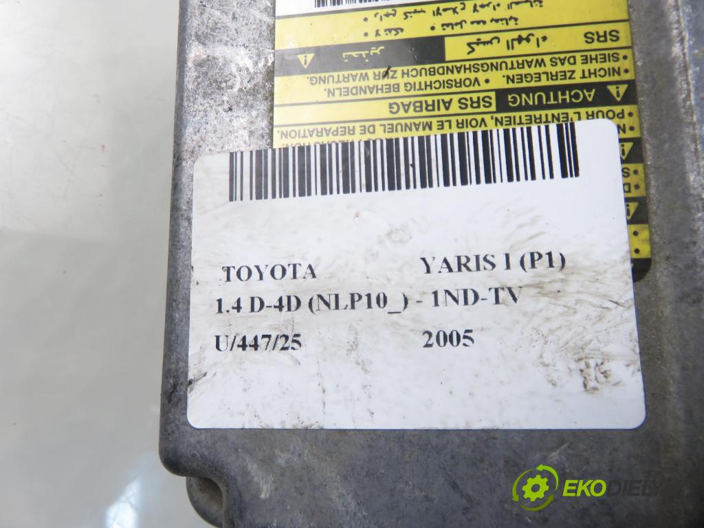 TOYOTA YARIS (_P1_) HB 2005 55,00 1.4 D-4D (NLP10_) - 1ND-TV 1364,00 MODUL air BAG 891700D100 ; 209996104