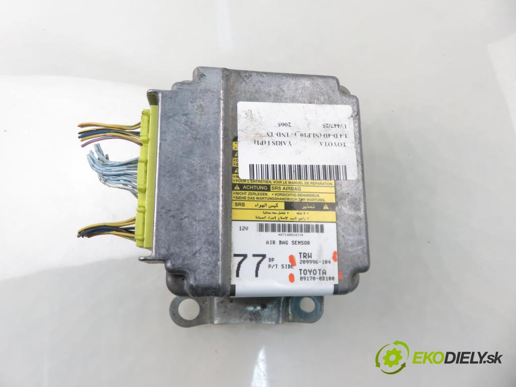 TOYOTA YARIS (_P1_) HB 2005 55,00 1.4 D-4D (NLP10_) - 1ND-TV 1364,00 MODUL air BAG 891700D100 ; 209996104