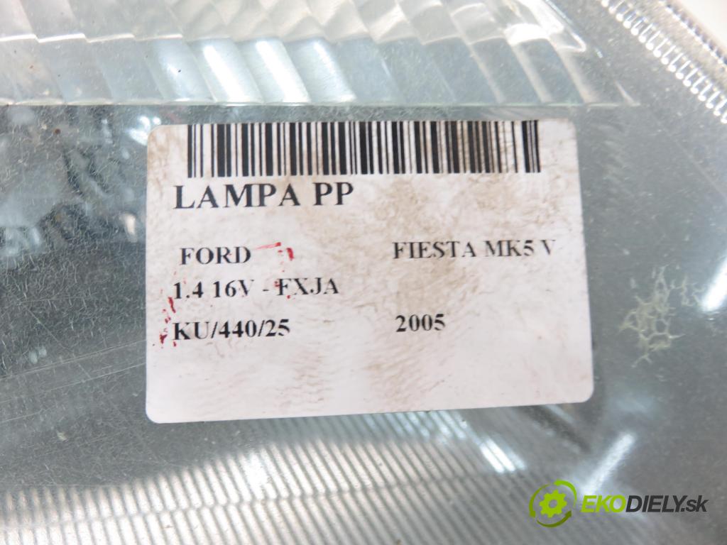 FORD FIESTA V (JH_, JD_) HB 2005 59,00 1.4 16V - FXJA 1388,00 světlo PP 2S6X13W029AJ