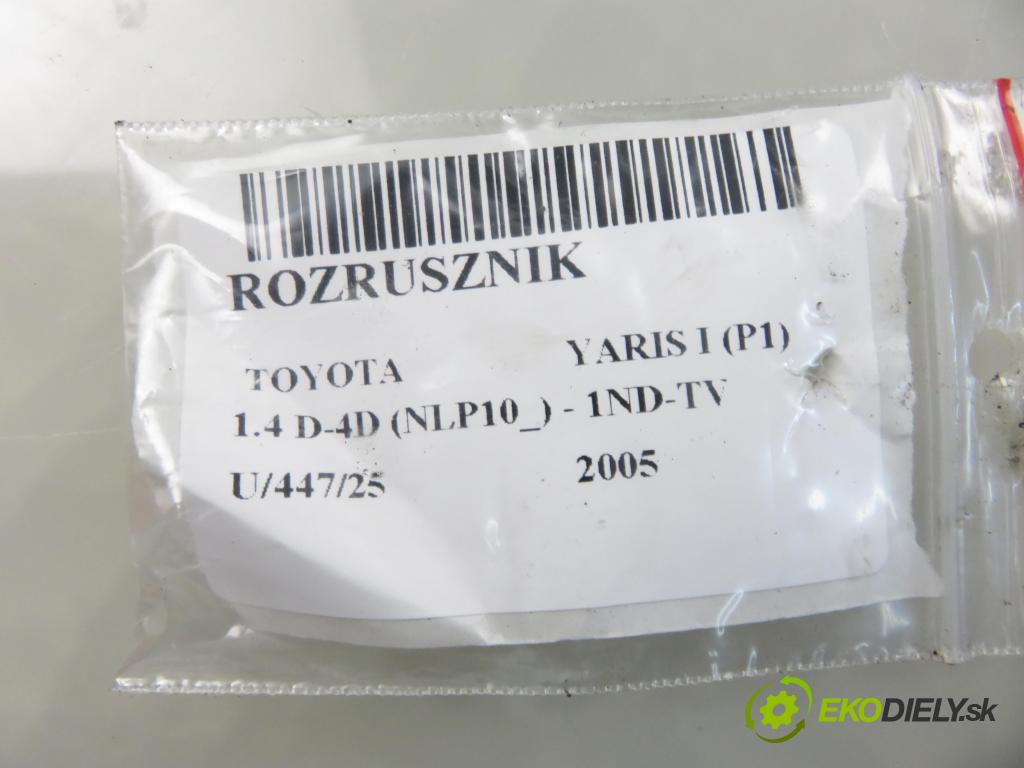 TOYOTA YARIS (_P1_) HB 2005 55,00 1.4 D-4D (NLP10_) - 1ND-TV 1364,00 Štartér 2810033050 ; 4280000570 (Štartér)