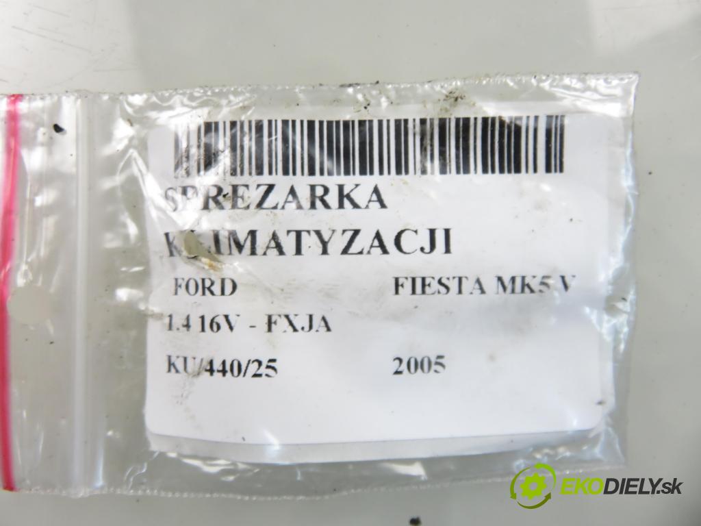 FORD FIESTA V (JH_, JD_) HB 2005 59,00 1.4 16V - FXJA 1388,00 KOMPRESOR: klimatizácie YS4H19D629FC (Kompresor klimatizácie)