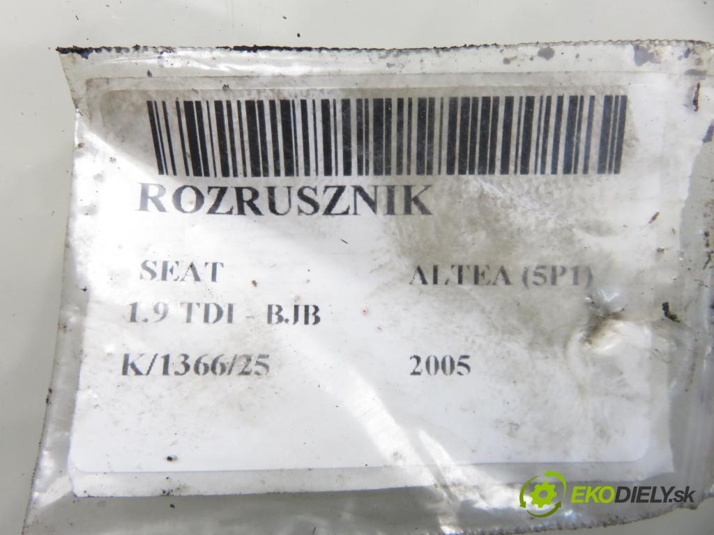 SEAT ALTEA (5P1) MINIVAN 2005 77,00 1.9 TDI PD 105 - BJB 1896,00 Štartér 02Z911023H ; D7GS8 (Štartér)