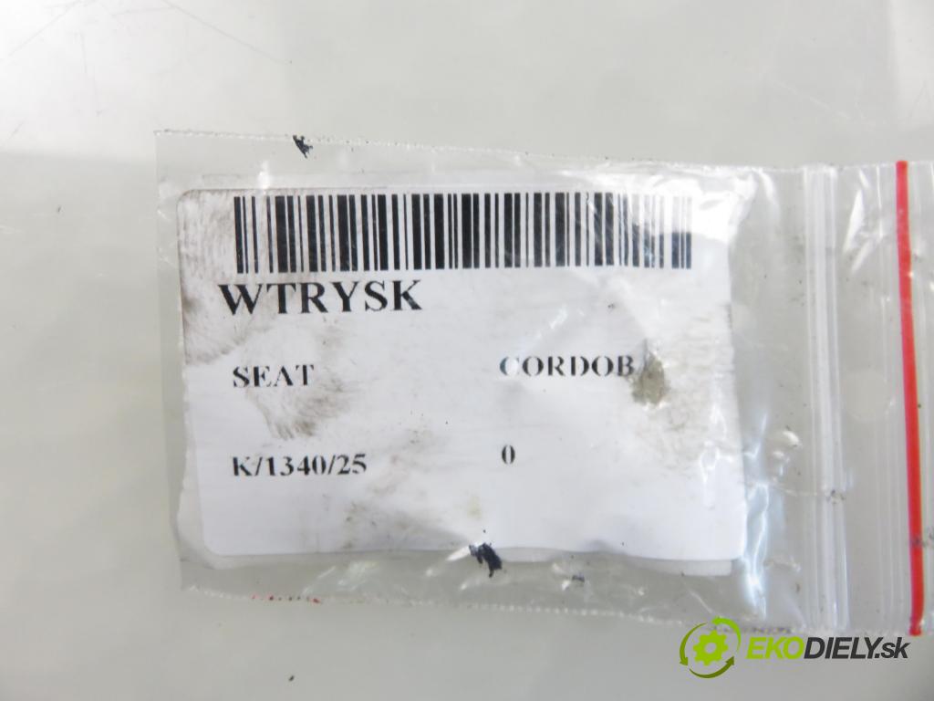 SEAT CORDOBA (6L2) SEDAN 2003 55,00 1.4 16V - BBY 1390,00 Lišta vstrekovacia 036906031M ; 036133319AE (Vstrekovacia lišta)