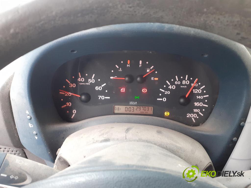 FIAT DOBLO nadwozie wielkoprzestrzenne (MPV) (119_, 223_) KOMBIVAN 2002 74,00 1.9 JTD 100 - 182 B9.000 1910,00 Prístrojovka elektrický 46817749