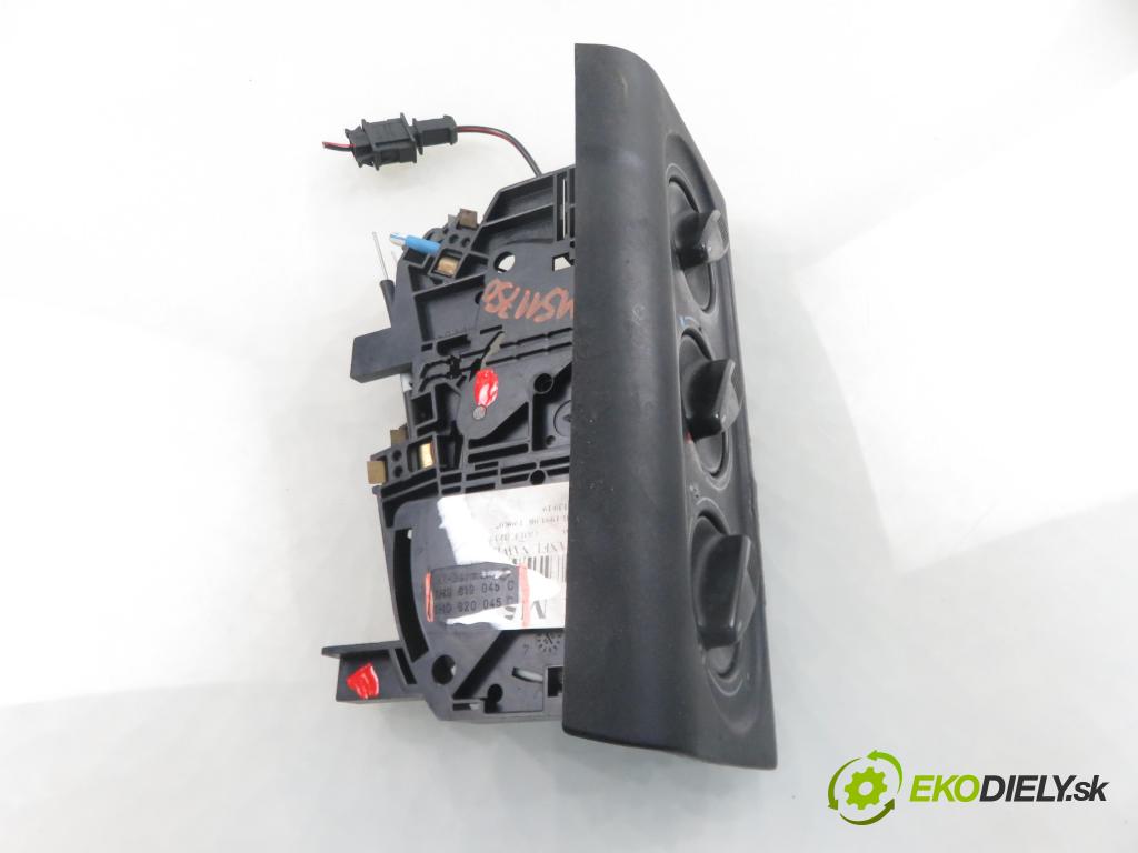 VW PASSAT B3/B4 (3A2, 35I) KOMBI 1994 66,00 1.9 TDI - 1Z 1896,00 Panel topení 1H0819045C ; 1H0820045C
