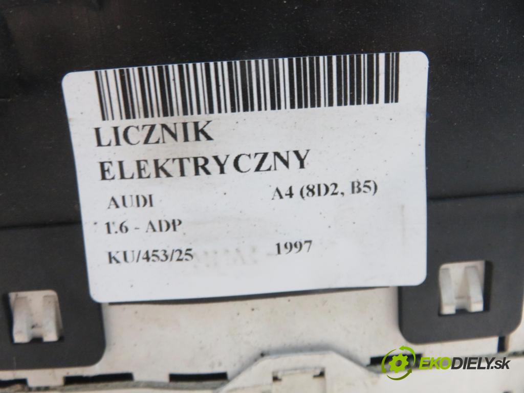 AUDI A4 (8D2, B5) SEDAN 1997 74,00 1.6 8V 100 - ADP 1595,00 prístrojovka elektrický 8D0919035S