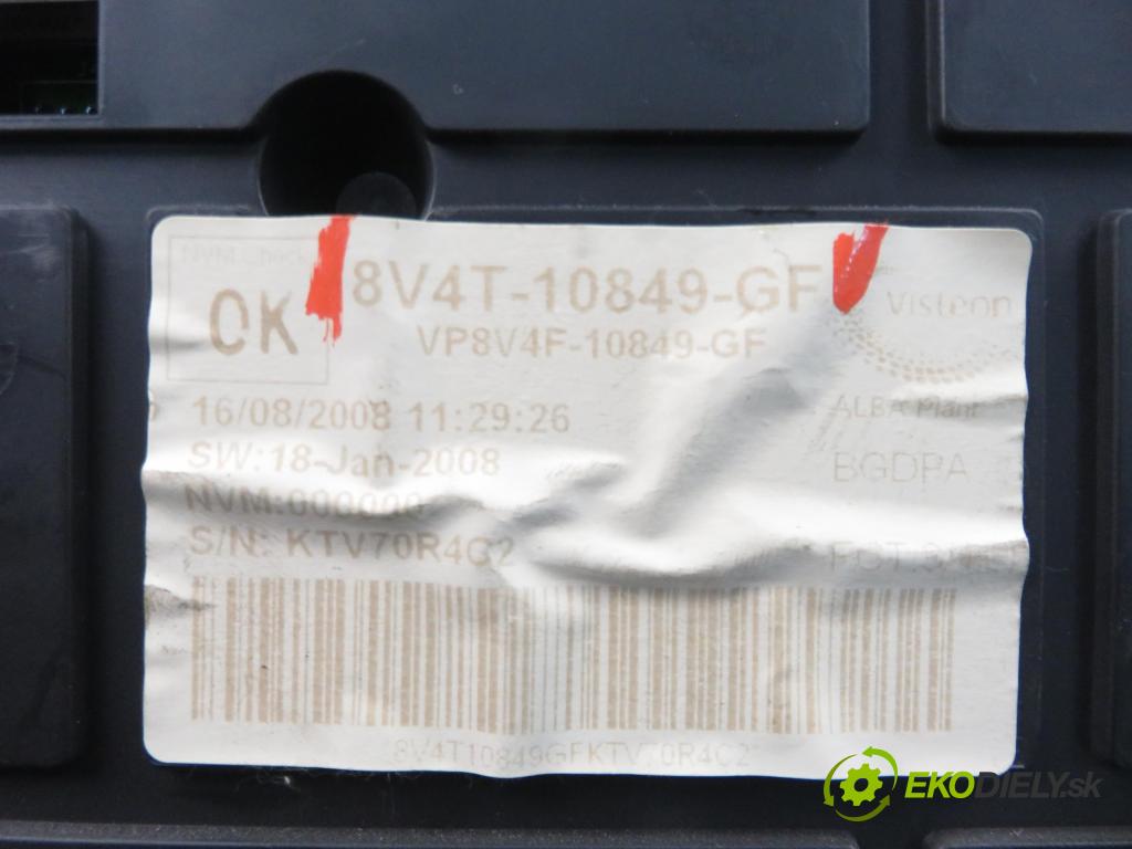 FORD FOCUS II (DA_, HCP) HB 2008 85,00 1.8 TDCi 115 - KKDA 1753,00 prístrojovka elektrický 8V4T10849GF