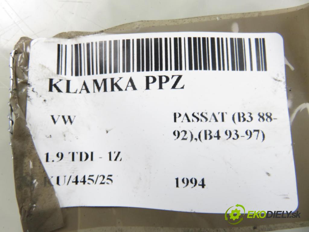VW PASSAT B3/B4 (3A2, 35I) KOMBI 1994 66,00 1.9 TDI - 1Z 1896,00 klika 