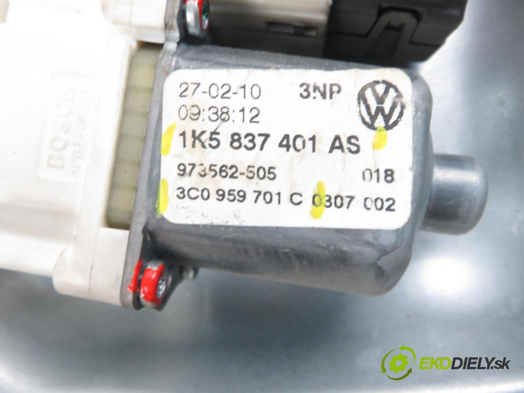 VW GOLF VI Variant (AJ5) KOMBI 2010 77,00 1.6 TDI - CAYC 1598,00 mechanismus oken 1K5837401AS ; 3C0959793A ; 3C0959701C