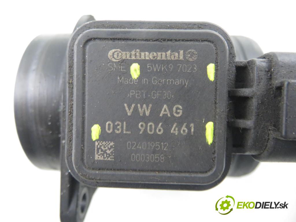 VW GOLF VI Variant (AJ5) KOMBI 2010 77,00 1.6 TDI - CAYC 1598,00 váha vzduchu vzduchu 5WK97023 ; 03L906461