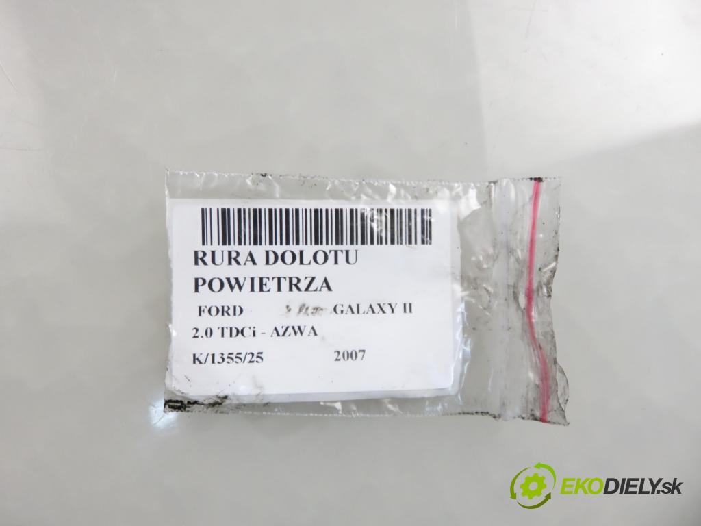 FORD GALAXY (WA6) MINIVAN 2007 96,00 2.0 TDCi - AZWA 1997,00 Rúra prívodu vzduchu 6G919C623EJ
