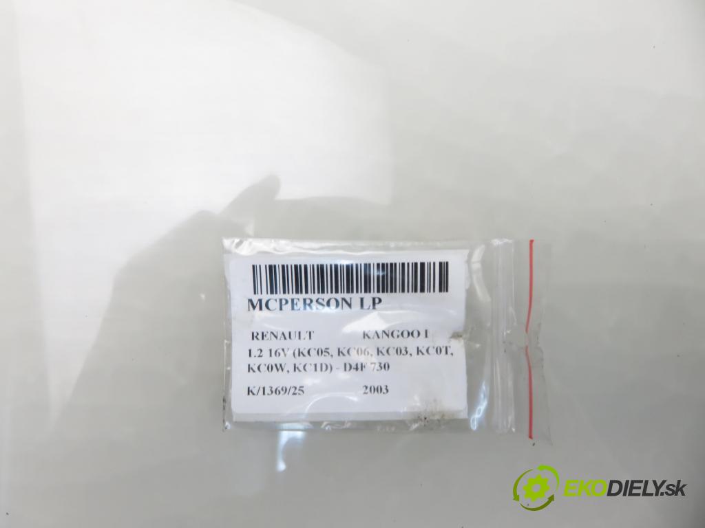 RENAULT KANGOO (KC0/1_) KOMBIVAN 2003 55,00 1.2 16V (KC05, KC06, KC03, KC0T, KC0W, KC1D) - D4F 1149,00 MCPERSON LP FT11580