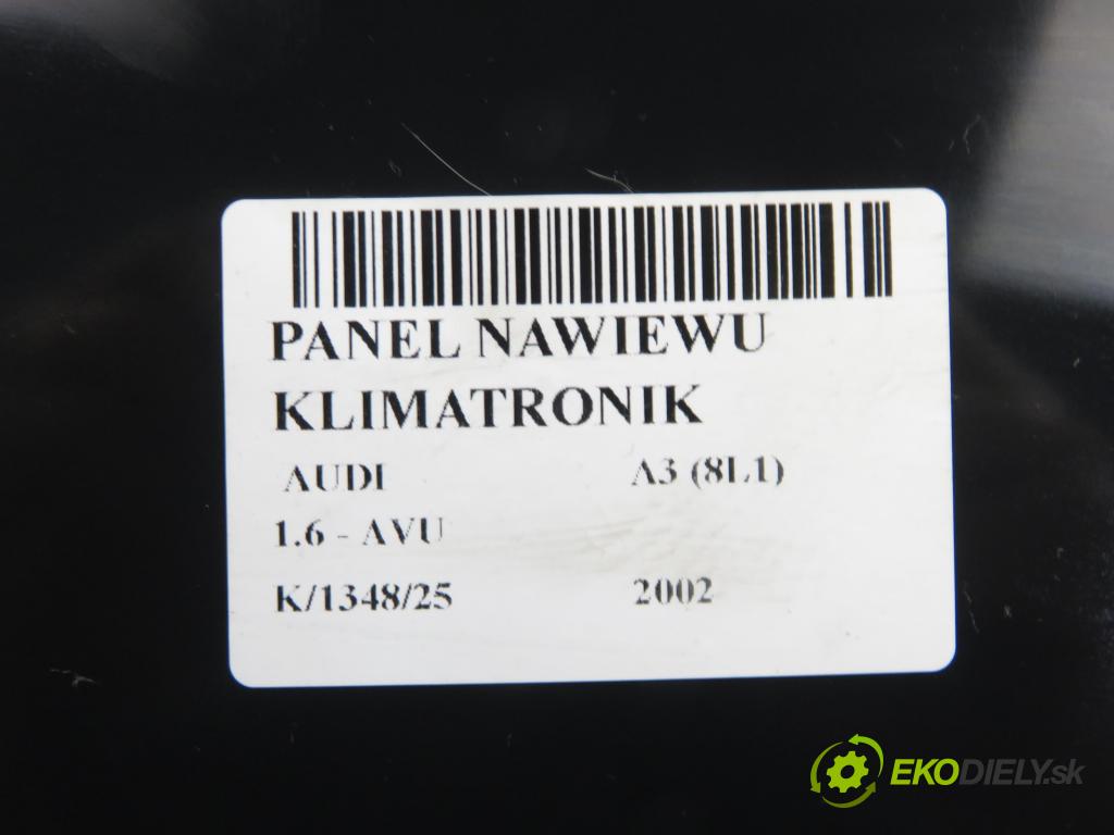 AUDI A3 (8L1) HB 2002 75,00 1.6 - AVU 1595,00 Panel topení KLIMATRONIK 8L0820043H