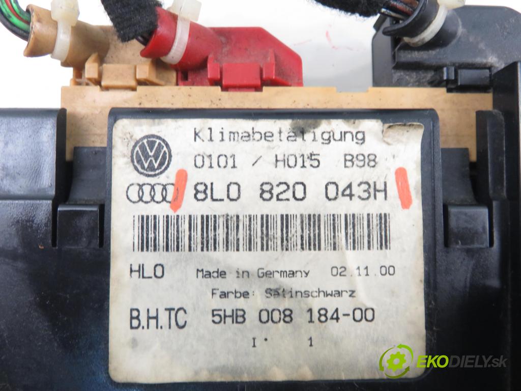 AUDI A3 (8L1) HB 2002 75,00 1.6 - AVU 1595,00 Panel topení KLIMATRONIK 8L0820043H