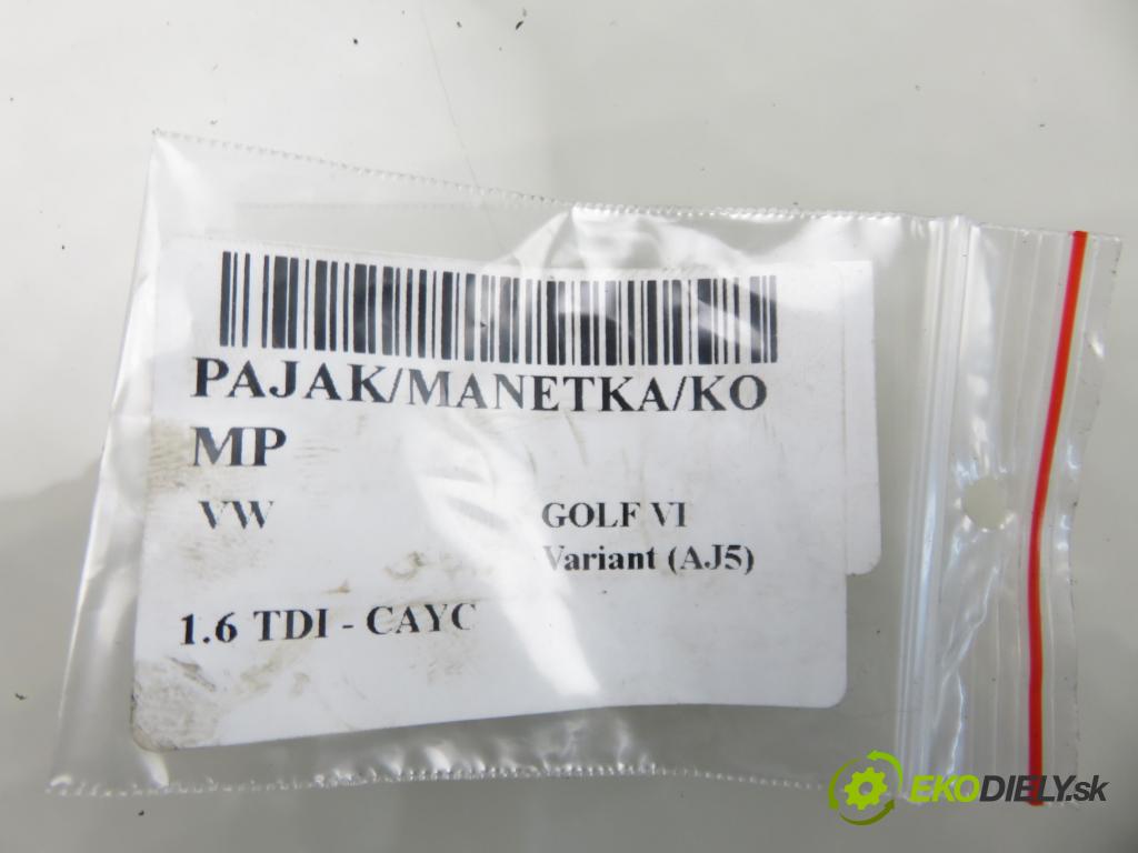 VW GOLF VI Variant (AJ5) KOMBI 2010 77,00 1.6 TDI - CAYC 1598,00 PAKA/ŘAZENÍ/SADA: 1K0953503HB ; 1K0953513G ; 1K0953519H