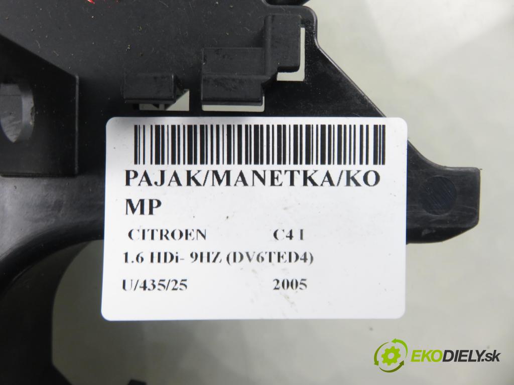 CITROEN C4 I (LC_) HB 2005 80,00 1.6 HDi 109 - 9HZ (DV6TED4) 1560,00 PAKA/ŘAZENÍ/SADA: 96621668XT