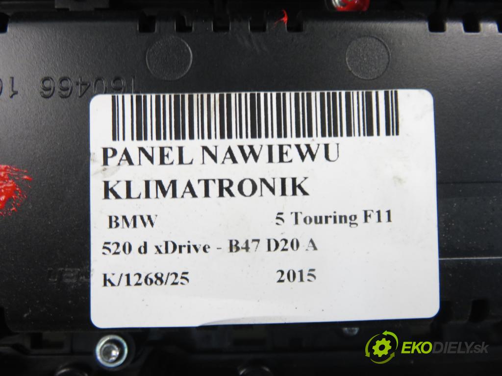 BMW 5 Touring (F11) KOMBI 2015 140,00 520 d xDrive - B47 D20 A 1995,00 Panel topení KLIMATRONIK 9388320