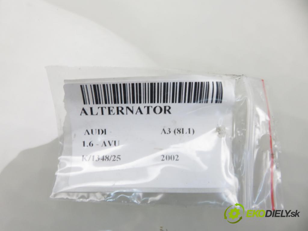 AUDI A3 (8L1) HB 2002 75,00 1.6 - AVU 1595,00 Alternátor 028903028E (Alternátor)