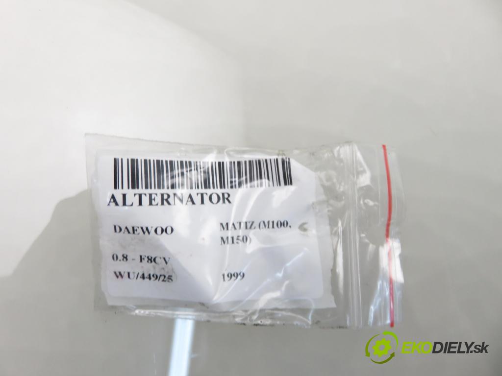 DAEWOO MATIZ (M100, M150) HB 1999 38,00 0.8 52 - F8CV 796,00 Alternátor  (Alternátor)