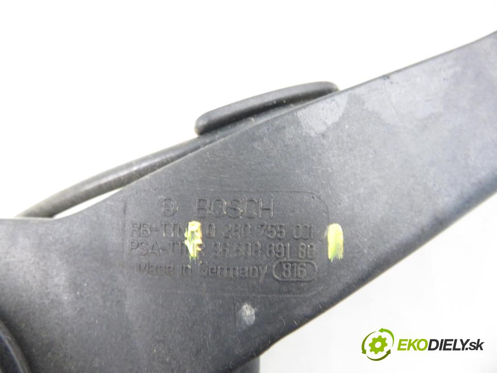 CITROEN C4 I (LC_) HB 2005 80,00 1.6 HDi 109 - 9HZ (DV6TED4) 1560,00 Potenciometer plynu 0280755001 ; 9650889180 ; F00C3E2429 (Potenciometer plynového pedálu)