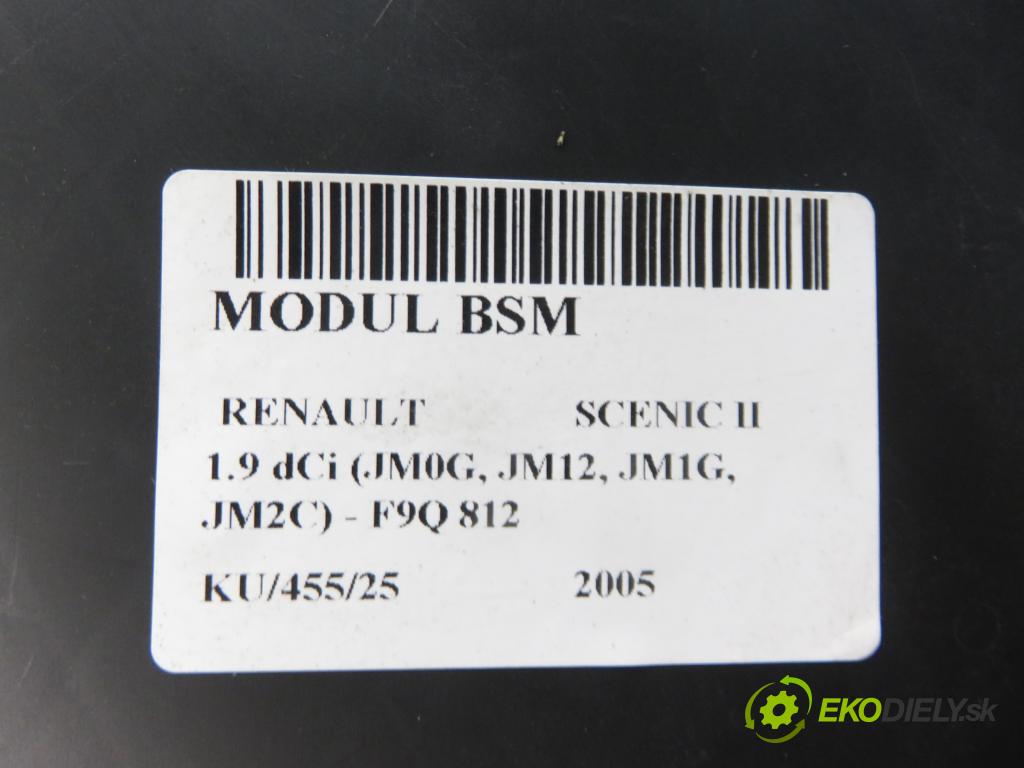 RENAULT SCENIC II (JM0/1_) MINIVAN 2005 88,00 1.9 dCi 120 - F9Q 812 1870,00 MODUL S118400260D ; 8200525385