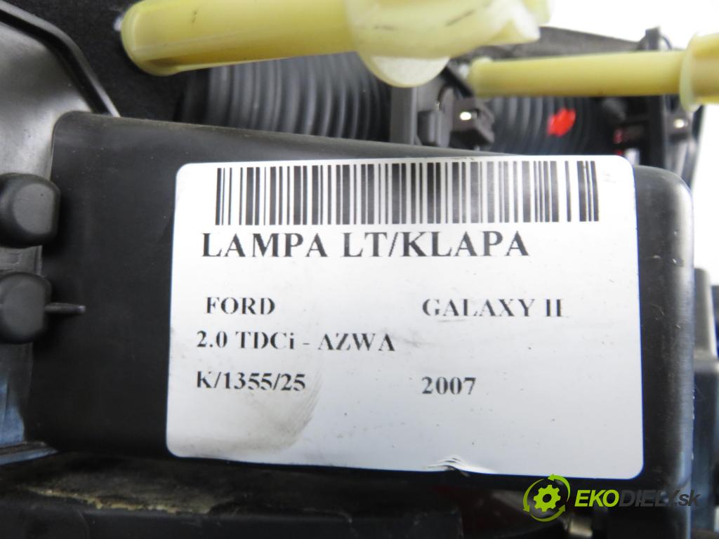 FORD GALAXY (WA6) MINIVAN 2007 96,00 2.0 TDCi - AZWA 1997,00 světlo levé zadní kufr 6M2113A603EB